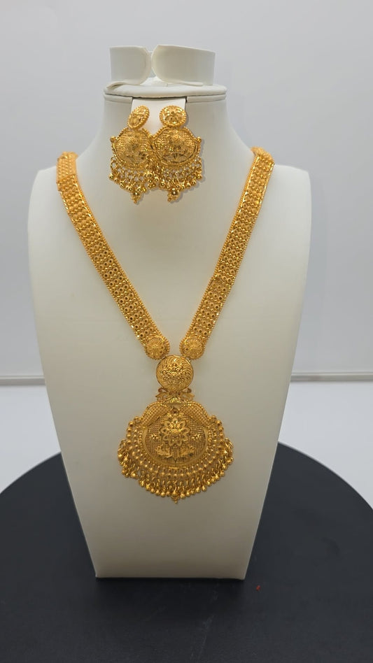2-Pieces Gold Plated Bridal Necklace Set