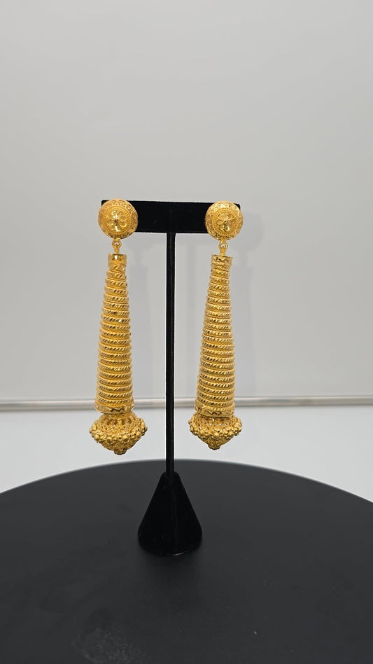 Zamvora Elegant Gold Plated Earrings