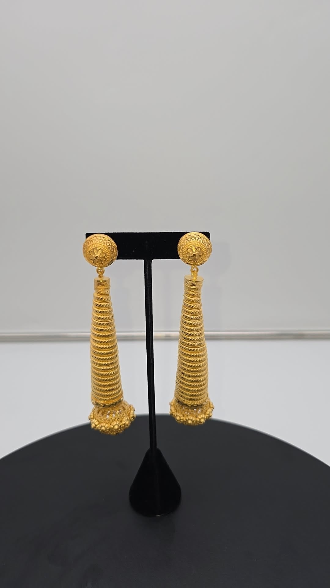 Zamvora Elegant Gold Plated Earrings