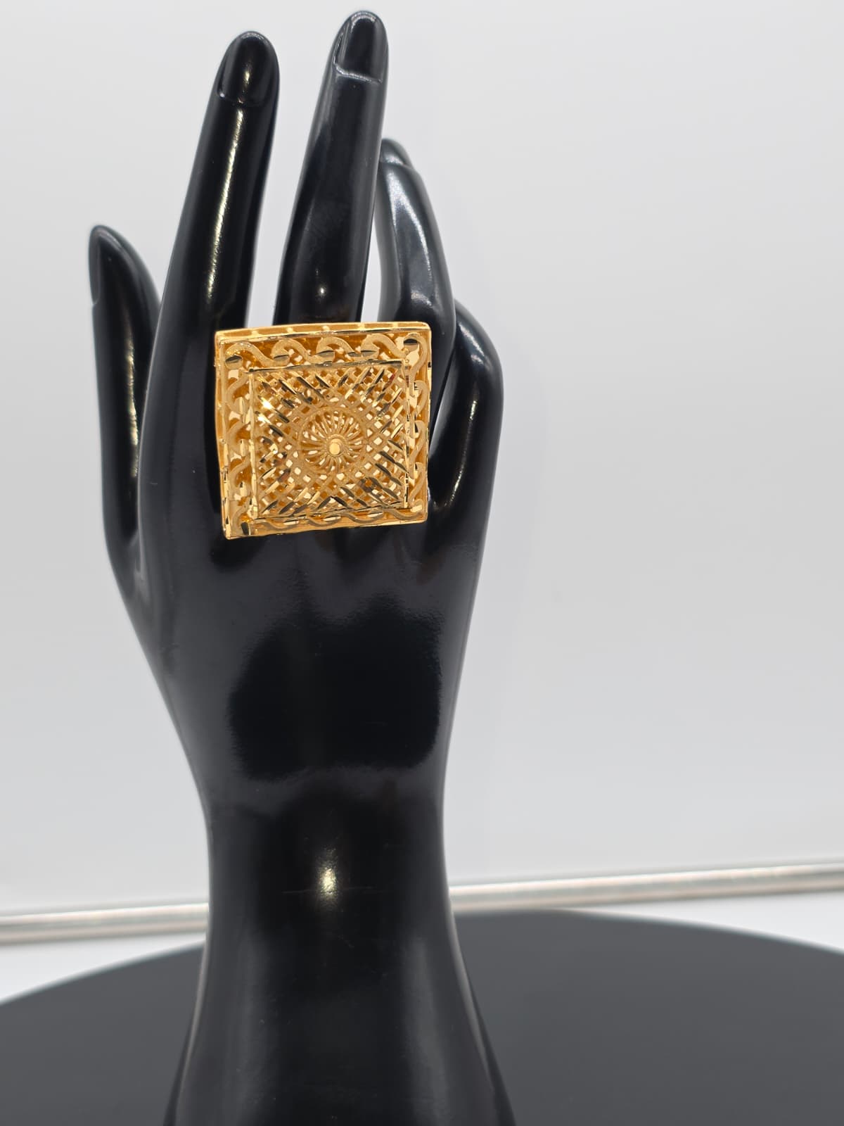 Rectangle Ring - Gold-Plated Traditional
