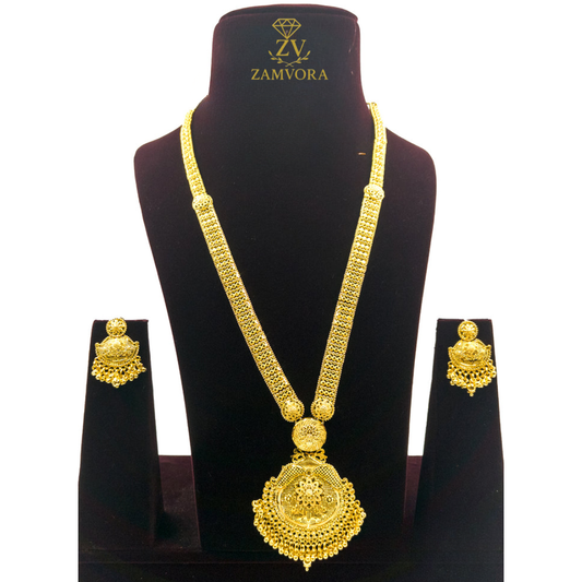 2-Pieces Gold Plated Bridal Necklace Set