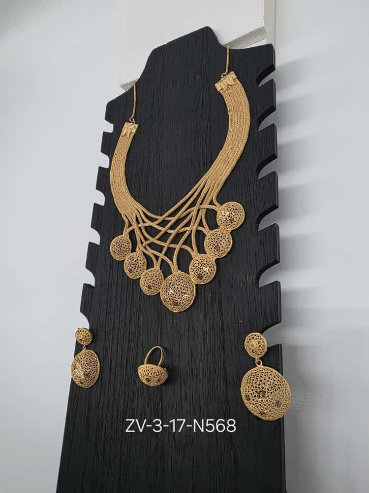Luxury 3-Piece Set: Necklace, Earrings & Ring