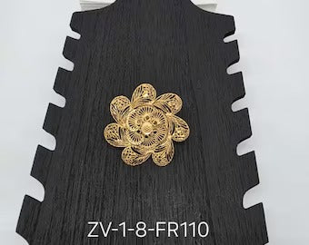 Filigree Floral Ring (Gold-Plated)