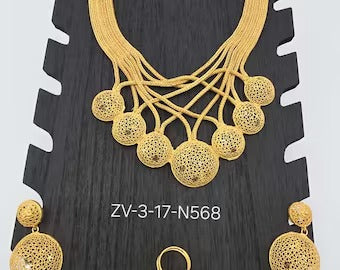 Luxury 3-Piece Set: Necklace, Earrings & Ring