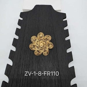 Filigree Floral Ring (Gold-Plated)