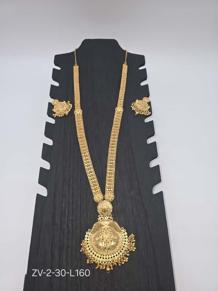 2-Pieces Gold Plated Bridal Necklace Set