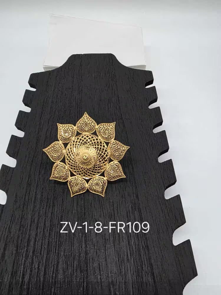 Zamvora Ring - Gold-Plated Traditional Filigree Statement
