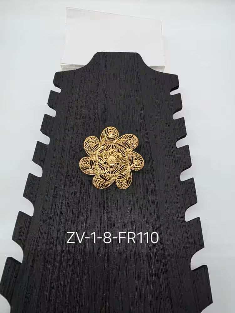 Filigree Floral Ring (Gold-Plated)