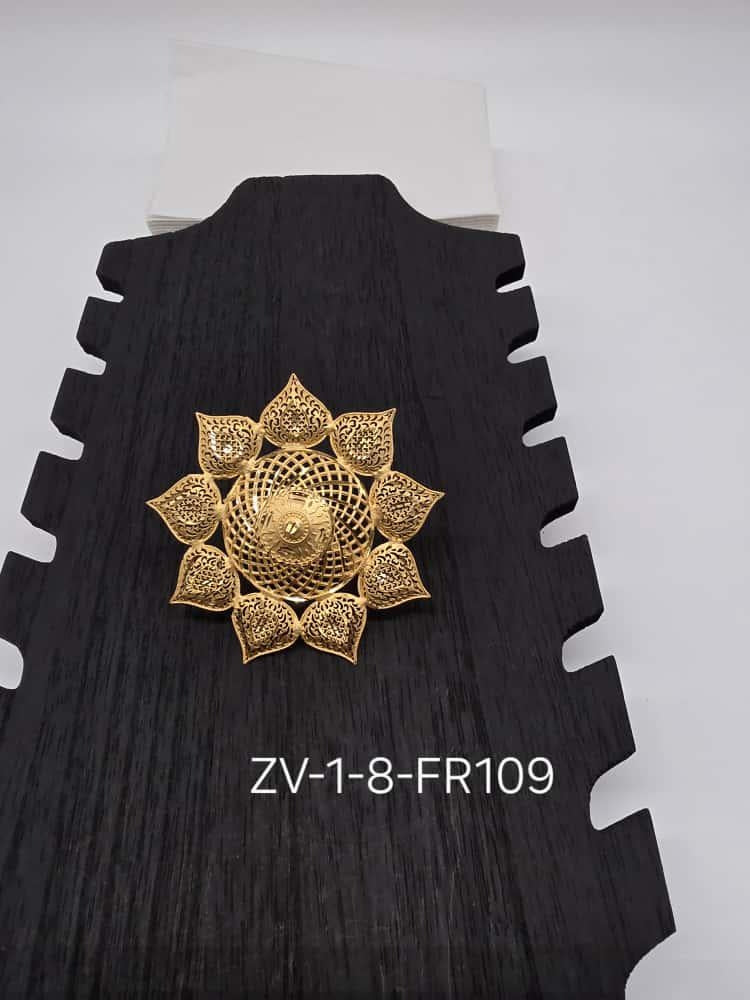 Zamvora Ring - Gold-Plated Traditional Filigree Statement