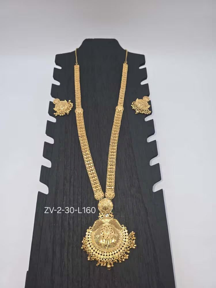 2-Pieces Gold Plated Bridal Necklace Set