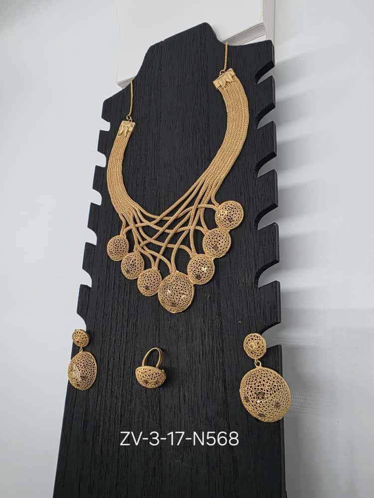Luxury 3-Piece Set: Necklace, Earrings & Ring
